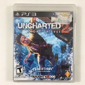 Uncharted 2 Among Thieves (Sony PlayStation 3, 2009) PS3 Action Adventure Game